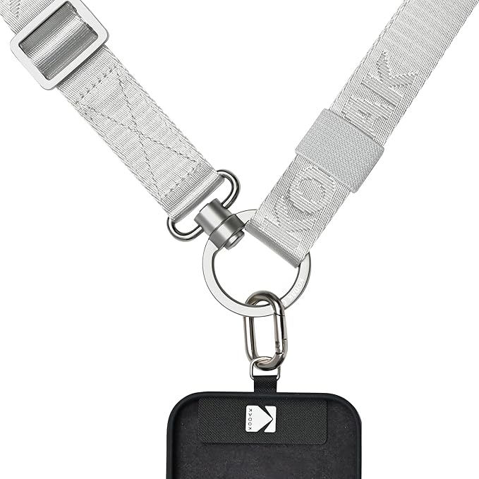 KODAK Multi-Purpose Camera Strap (Silver) - Quick-Detach System, Lightweight, Durable Metal Swivels, Multiple Usages, SLR Cameras, Compact Cameras, Smart Phones