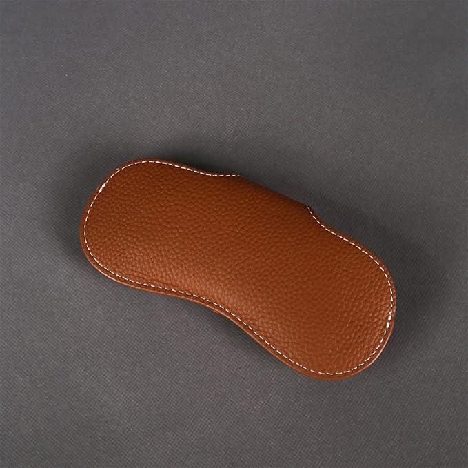 YUANYU Leather Glasses Case Holder Portable Slim Sunglasses Pouch Soft Eyeglasses Eyewear Sleeve For Women Men Lightweight