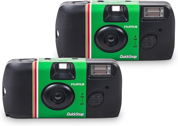 Fujifilm QuickSnap Flash 400 One-Time-Use Camera - 2 Pack