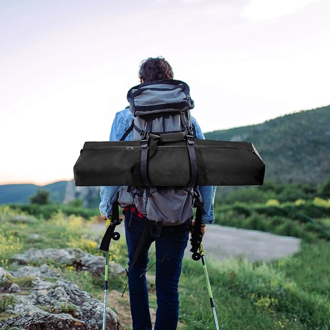 Youeon 2 Pcs 31x10x4 Inch Tripod Carrying Bag, Water Resistant Long Carry Case with Padded Adjustable Strap & Durable Handles, Versatile Stand Bag for Speaker, Mic, Tripod, Light, Tent
