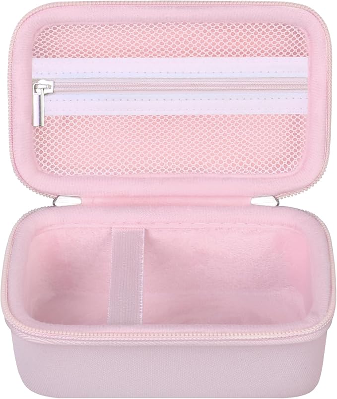 Canboc Carrying Case for KODAK EKTAR H35/ H35N/ KODAK Snapic A1 Film Camera, H35/ Snapic A1 Film Camera Bag, Zipper Mesh Pocket fits Film, Batteries, USB Cable, Jelly Pink (Case Only)
