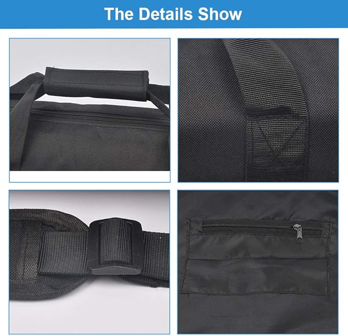 Padded Tripod Carrying Bag Heavy Duty Photographic Tripod Carrying Case with Shoulder Strap and Handle (70)