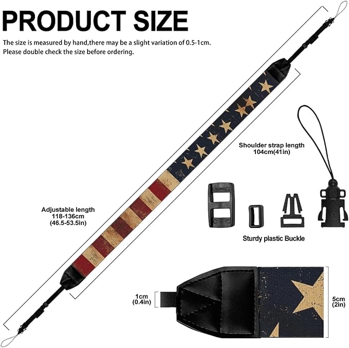 GLENLCWE Camera Strap, Camera Strap for Photographers Neck Strap Replacement Fit Most Cameras