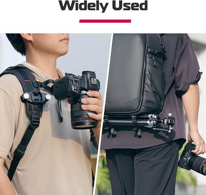 ULANZI Camera Backpack Professional Bag, Water-Resistant Photography Camera Case Anti Theft Travel for Photographers DSLR Mirrorless Camera Lens Tripod Holder 16" Laptop Black 22L | Water-Resistant, Anti Theft, Travel, for Photographers, DSLR