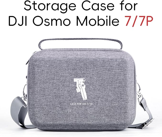 Osmo Mobile 7P Storage Case, Portable Shoudler Bag for DJI OM7/7P Smartphone Gimbal Stabilizer Accessories Oganizer Bag Box for DJI Osmo Mobile 7
