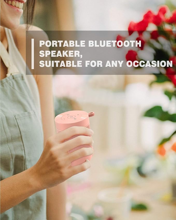 comiso Bluetooth Speaker, Portable Bluetooth Speakers with Wireless Stereo Pairing, Built in Mic, 360° HD Sound,IP65 Waterproof Speaker,Support TF Card, for Home/Party/Outdoor/Beach,Gift For Men/Women