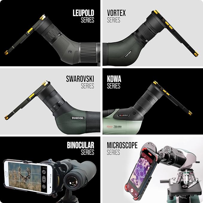 Phone Skope Complete Digiscoping Kit: Ideal Scope Camera for Hunting/Birding/Stargazing - Phone Scope Adapter Kit Includes Phone Scope Mount Case, Eyepiece Adapter, Lens Cloth - Fits Most Smartphones