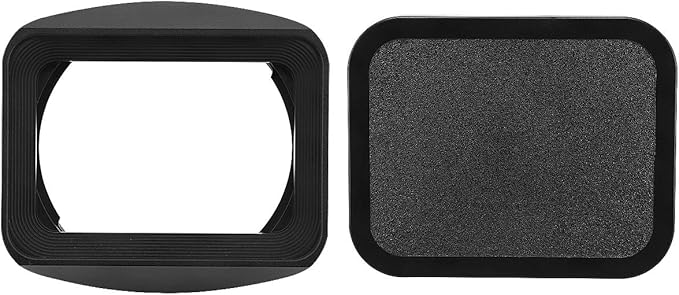 Haoge LH-S24B Bayonet Square Metal Lens Hood Shade with Cap for Sony FE 24mm F1.4 GM SEL24F14GM Wide Angle Prime Lens