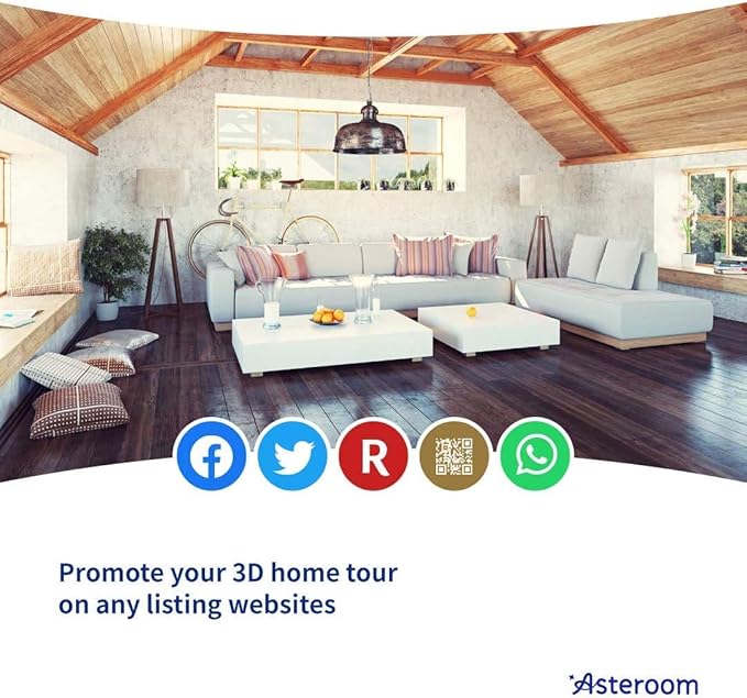 360 Camera 3D Virtual Tour Real Estate Kit - Gear Includes: Tripod, Digital Camera Rotator, Fisheye Cam Lens (Asteroom Phone Case Not Included, Purchased Separately on Amazon)