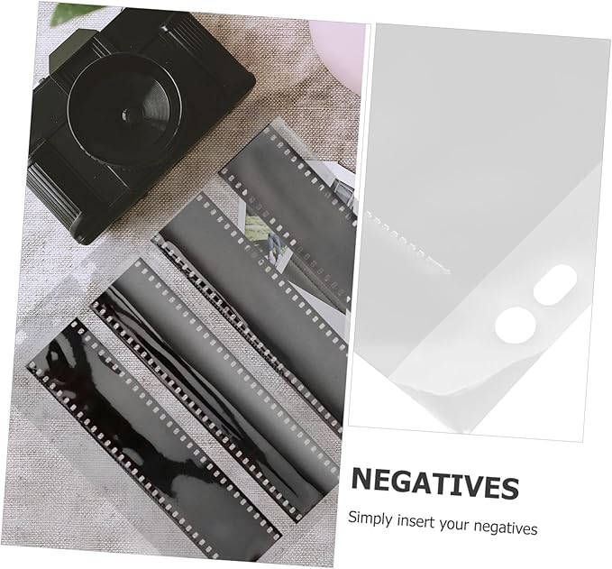 10pcs Negative Film Sleeves Archival Document Pouches for Photo Storage Dustproof Bags for Collecting and Protecting Important Negatives