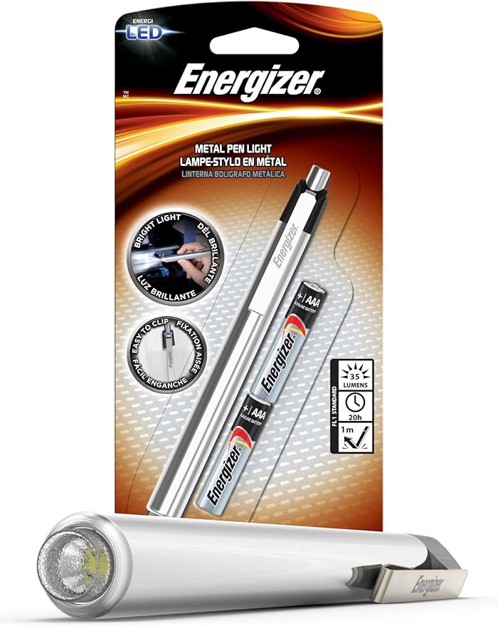 Energizer Aluminum Pen LED Flashlight