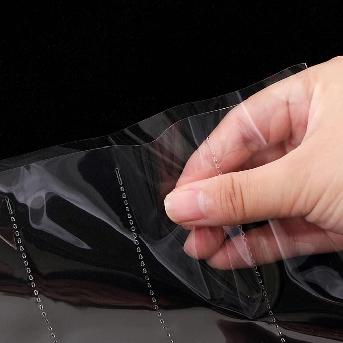 25 Pcs 35mm Film Negative Sleeves Film Negative Storage Presentation Materials 35mm Size Negative Pages Holds Seven Strips of Six Frames Help You Collect and Organize Film