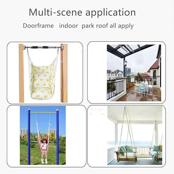 Short Straps Tree Swing Strap Hanging Kit,Hammock Straps 2 Pcs 9.84inches with 2 Pcs Heavy Duty Hook Clasps for Swing Hammocks Yoga Seat Sandbags Gym Equipment Pulley System