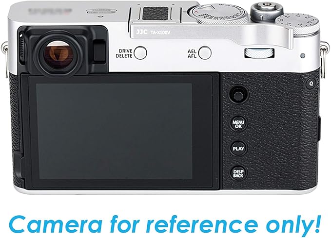 JJC TA-X100V Silver Thumbs Up Grip for Fuji X100V Camera, Hot Shoe Thumb Grip Comaptible with Fujifilm X100V X100F X-E3, Made of Premium Anodized Aluminium Alloy, Weight 6G, Size 66.128.39mm