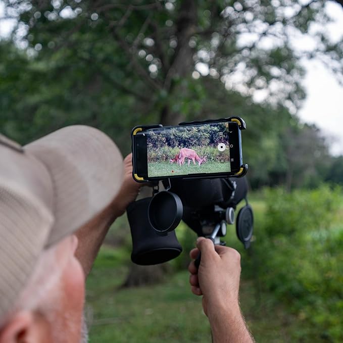 Phone Skope Complete Digiscoping Kit: Ideal Scope Camera for Hunting/Birding/Stargazing - Phone Scope Adapter Kit Includes Phone Scope Mount Case, Eyepiece Adapter, Lens Cloth - Fits Most Smartphones