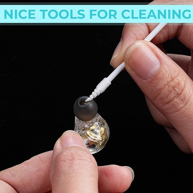 Chinco 200 Pieces Cleaning Swab Sticks Sponge Foam Tip Swabs for Inkjet Printer, Print Head, Camera, Optical Lens, Optical Equipment (White)