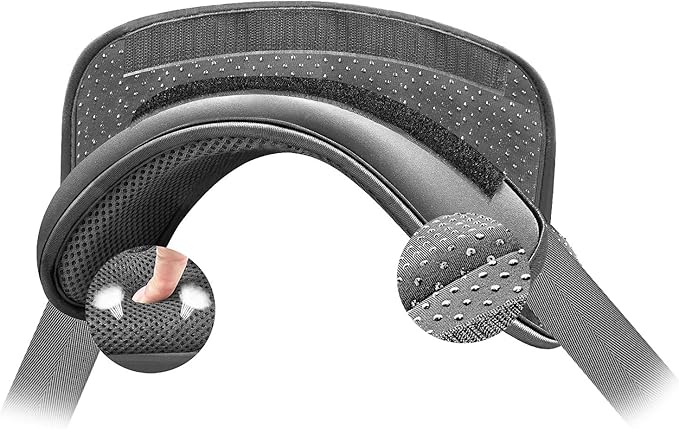 ZINZ Universal Shoulder Pad with Ultra Thick Cushion for Bag Luggage Bag Crossbody, Plus Long & Anti-Slip & Breathable,Drak Grey