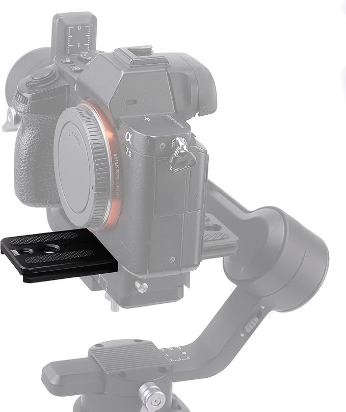 Fotga 115mm/4.5in Camera Mount Quick Release Plate for DJI Ronin SC Gimbal Stablilizer,Compatible Arca Swiss Tripod Ball Head Clamp PU115