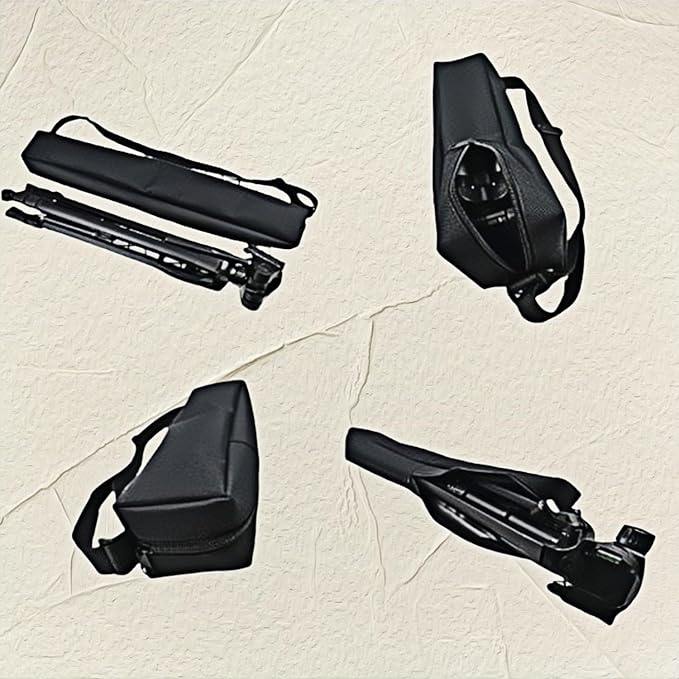 40in Carrying Case Bag Portable Folding Camera Tripod Photography Carry Bag with Adjustable Shoulder Strap for Light Stand Camera Tripod Monopod, Black