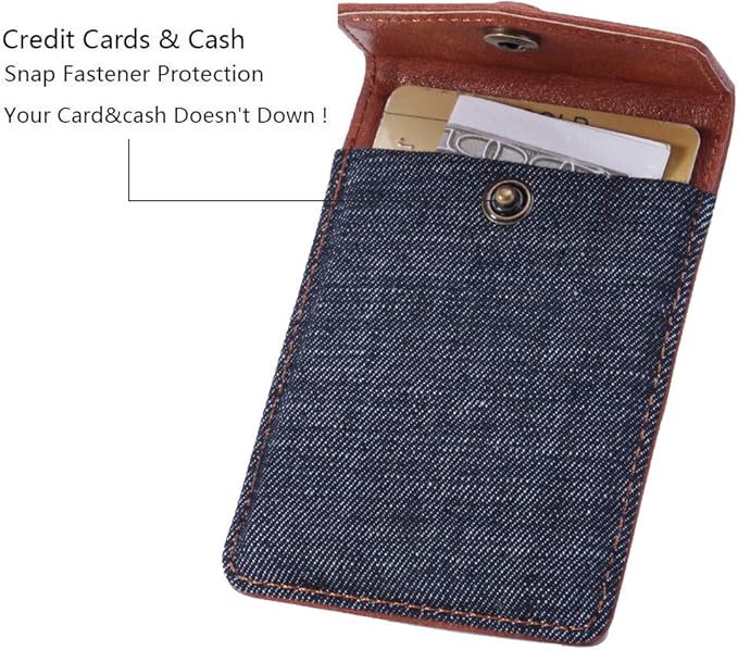 Ultra-Slim Self Adhesive Credit Card Leather Wallet