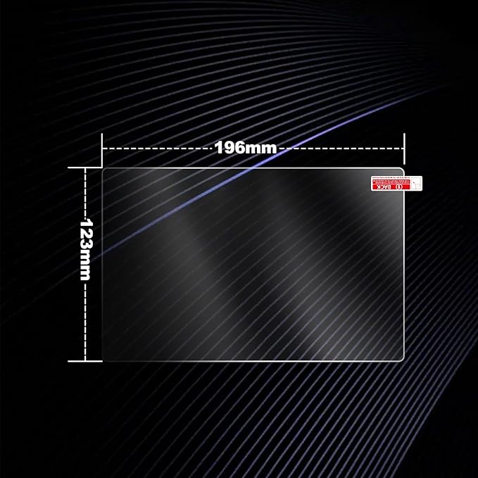 2PCS Tempered Glass Protective Film for Anycubic Photon M3 Plus / Photon Mono X 6K / X 6Ks, 9.25 Inch High Light Transmittance Tempered Glass Screen Film, 3D Printer Tempered Glass Screen Protector