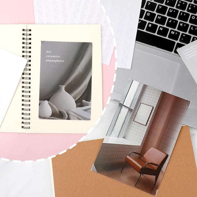 15 Sheets (1530 Pcs) Picture Corners for Scrapbooking, Self Adhesive Photo Corners Clear Picture Corner Scrapbook Corner Stickers for Album Pictures, Personal Journal, Memory Books