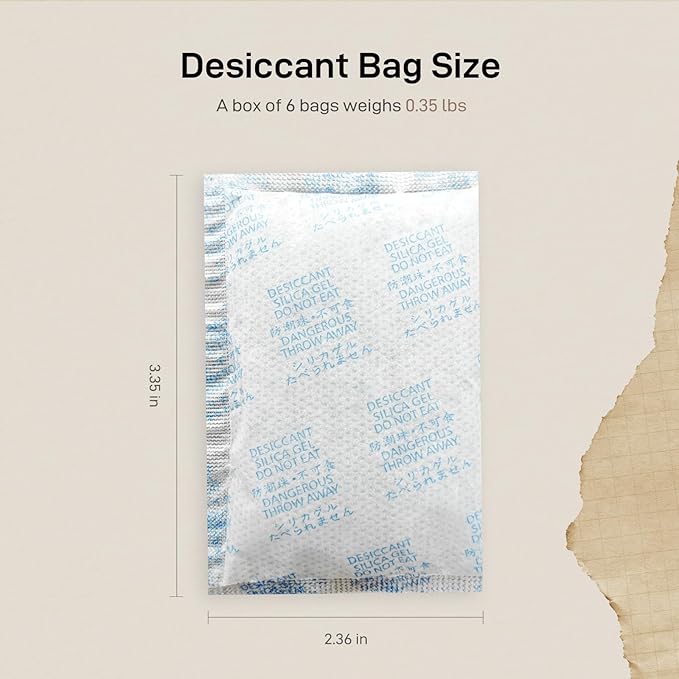 Food Desiccant Bag: 6 Pack Upgrade Replaced Desiccant Packs for Cat & Dog Food Dry and Fresh- Suitable for Most Automatic Cat Feeders Food Storage