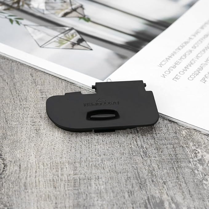 2pcs Camera Battery Door Cover Battery Lid Cap Repair Part Compatible with Canon 5D Mk III Mark III 3 Black Battery Compartment Cover