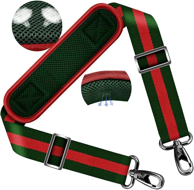 ZINZ Shoulder Strap 58" Ultra-Thick Fixed Padded and Adjustable Buckles Crossbody Strap for Briefcase Laptop Bag Luggage