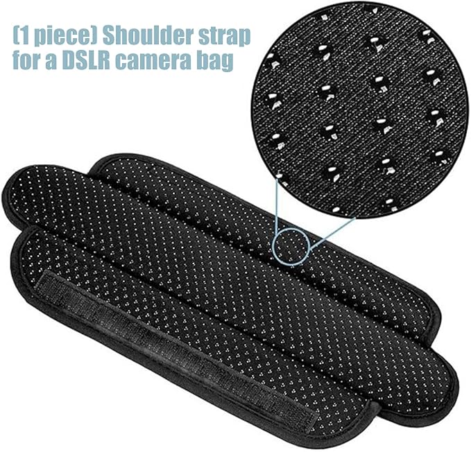 Camera Strap Shoulder Cushion for Bags Neoprene Padding Reduces Pressure on Shoulders 8cm Wide Belt Pad