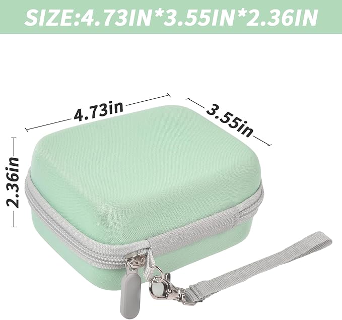 Digital Camera Case for CAMKORY/for Kodak Pixpro/for VAHOIALD/for Sony DSCW800 830/ for Canon PowerShot 180 190. Vlogging Cameras Storage Holder for Accessories (Box Only)-Green