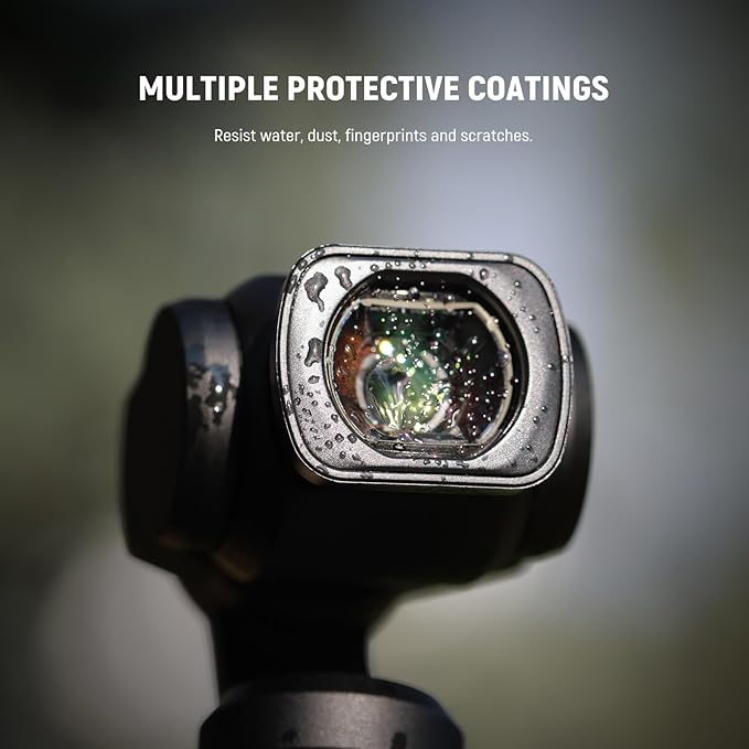 NEEWER 2X Macro Lens for Pocket 3, Magnetic Close Up Macro Photography Lens, 3 Elements in 3 Groups Multicoated HD Optical Glass, Compatible with DJI Osmo Pocket 3, Do Not Stack Filters, LS-64