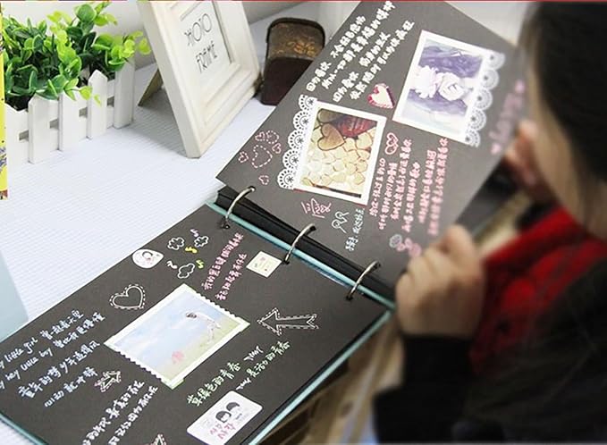 20 Sheet (2040-pack) Photo Corners Self Adhesive PVC Paper Photo Foto Corner Stickers for Scrapbooking Personal Journal (Clear 2040pcs)