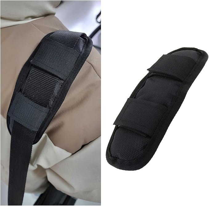 Shoulder Strap Pad Black Removable Luggage Bags Shoulder Strap Pads Fastener Cushions for Bag Backpack Satchel