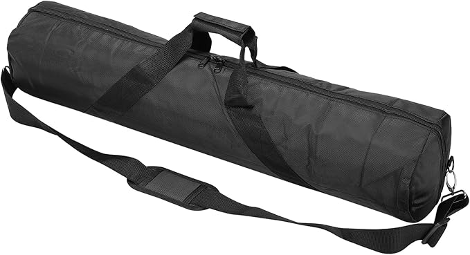 PATIKIL Tripod Carrying Case, 35.4" x 7.1" Heavy Duty Oxford Cloth Padded Tripod Bag with Adjustable Shoulder Straps and Handles for Light Stands Umbrellas Tripods Mic Speaker Stand, Black