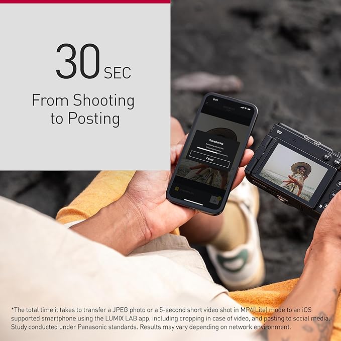 Panasonic LUMIX S9 Full-Frame Mirrorless Camera with S 18-40mm F4.5-6.3 Lens, Compact, Lightweight Body, Perfect for Social Media and Travel, Cameras for Photography, DC-S9NK