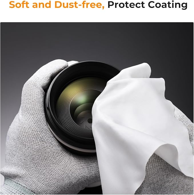 K&F CONCEPT 49mm Front Lens Cap Cover Kit, 5-in-1 Center Pinch Lens Cover + Anti-Loss Keeper + Microfiber Cleaning Cloth Compatible with Canon, Nikon, Sony, Fujifilm Camera Lenses with 49mm Thread