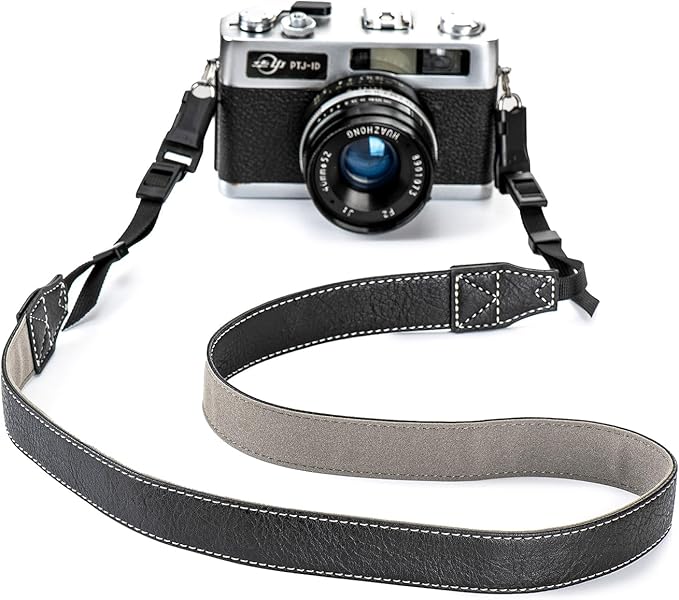 camera shoulder strap, safety tether camera neck strap, micro single PU leather shoulder strap, suitable for various cameras.