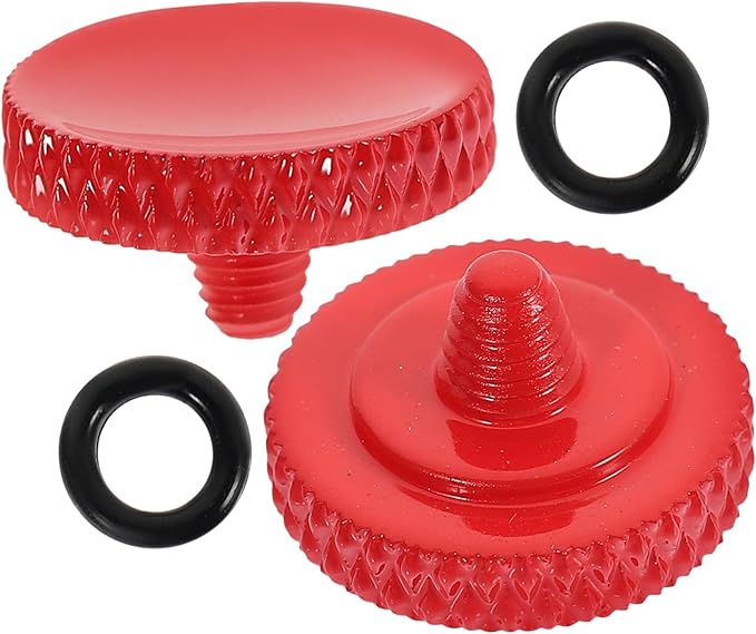 Veemoon 2pcs Aluminum Alloy Soft Shutter Release Buttons for Camera and Easy to Install Enhances Stability and Accuracy for Photography Enthusiasts