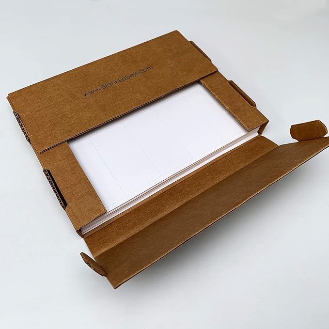Blank Labels Address Shipping Labels, 2" x 4" Permanent White Matte Label, Inkjet and Laser Printer Guaranteed Made in USA, 10 Labels Per Sheet- 100 Sheets - 1000 Labels