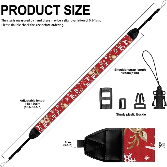 GLENLCWE Camera Strap, Camera Strap for Photographers Neck Strap Replacement Fit Most Cameras