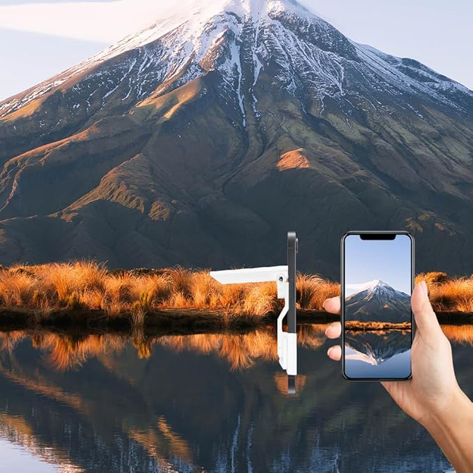 2 Pcs Smartphone Camera Mirror Reflection Clip Kit-New Upgrade, Smartphones Camera Lens, Mirror Effect Lens, Mirror Reflection Phone Clip for All Phones