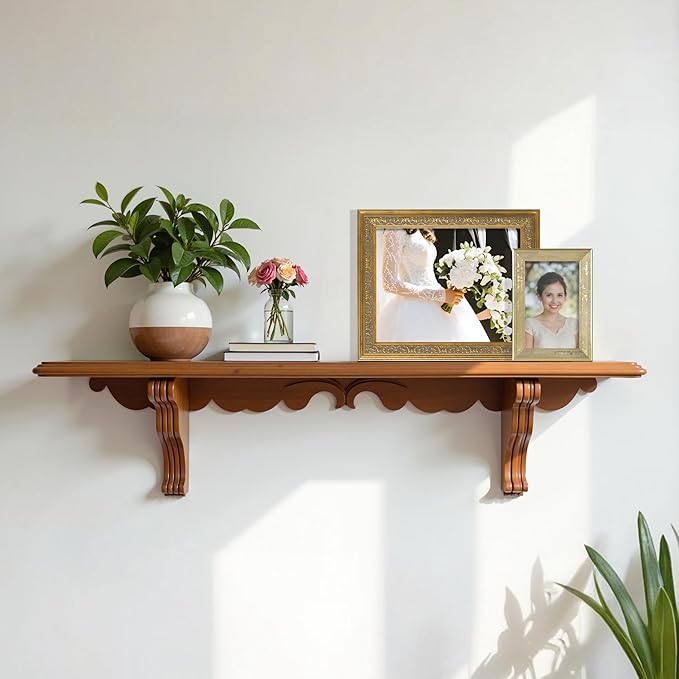 VIOLABBEY 8x10 Picture Frame Gold, Vintage Photo Frames Ornate without Mat for Tabletop or Wall Hanging