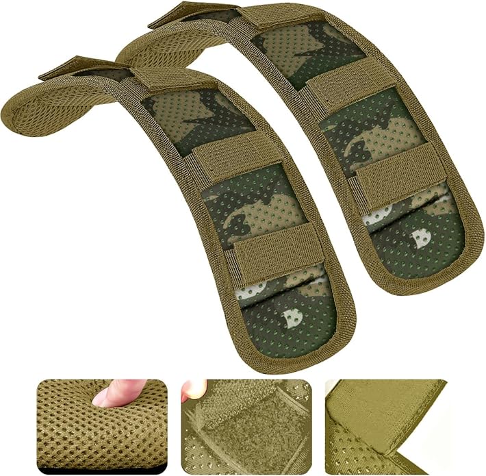 ZINMARK 2Pcs Ultra-Thick Shoulder Pad Cushions for Laptop Bags,Messenger Bags,Briefcases,Luggage, Tool Bags,Travel Bags etc