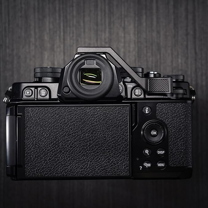 Metal Thumb Up Grip for Nikon Zf Camera, Hot Shoe Thumb Rest Support Grip ，Exclusive Vintage Anti-Slip Pattern, Enhance The camera's Grip Feel (Black)