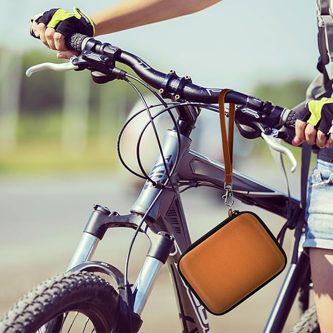 Vlogging Camera Case Compatible with for Duluvulu/for VJIANGER/for JGIPL/for TEBNGIHNM 4K Digital Cameras for Youtube. Vlog Camera Carrying Storage for Lens, Cable and Other Accessories - Brown