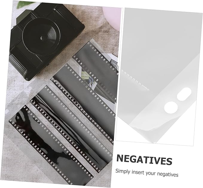 10pcs Film Negative Storage Bags Supplies Document Holder Archival Photo Holders Simple Elegant Design Idea