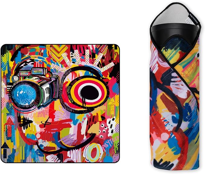 PGYTECH Protective Wrap, Anti-scratch Lens Wrap, Self-Adhesive Cloth Protective Wrapper for DSLR, Lens, Phone, Accessories