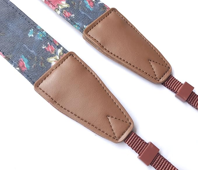 Alled Camera Strap Neck, Adjustable Vintage Floral Camera Straps Shoulder Belt for Women/Men,Camera Strap for Nikon/Canon/Sony/Olympus/Samsung/Pentax ETC DSLR/SLR