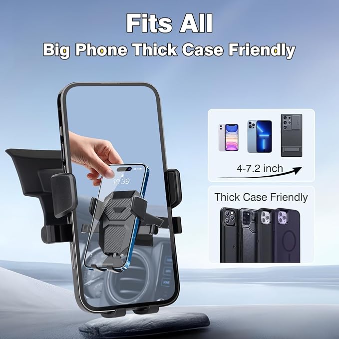 Car Phone Holder for 2016-2023 Toyota Tacoma 3rd Gen. Auto Accessories,Adjustable Air Vent Mount Holder, Ultra Stable Phone Stand for All Phones
